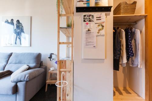 Ruang duduk di Apartamentos Dada