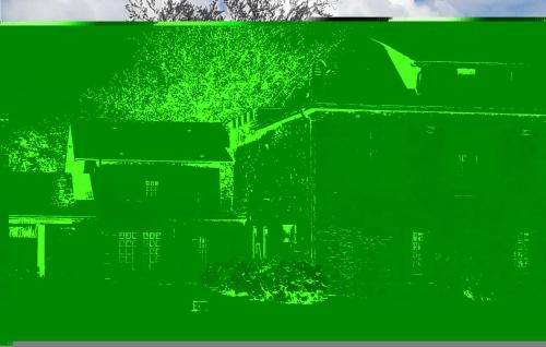 une image verte d'une ville avec des bâtiments dans l'établissement 2 Bedroom Nice Home In Charritte De Bas, à Charritte-de-Bas