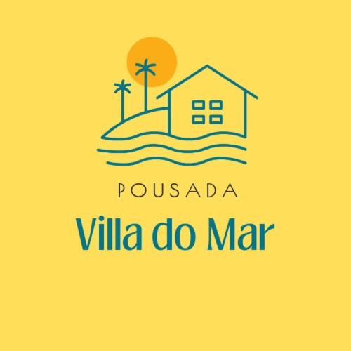 un logo pour une villa do mar dans l'établissement Pousada Villa do Mar, à Itaparica Town