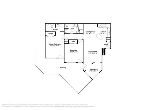 a rendering of a floor plan of a house at Seaside Delight in Mustang Beach