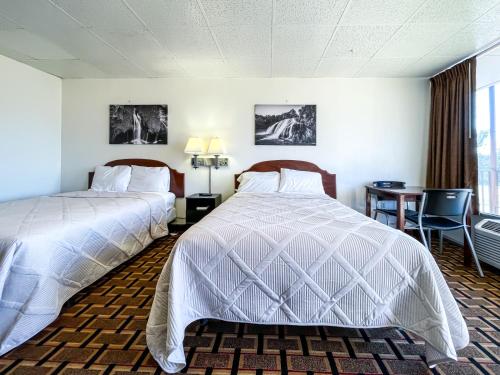 Cama o camas de una habitación en Kings Inn Valliant
