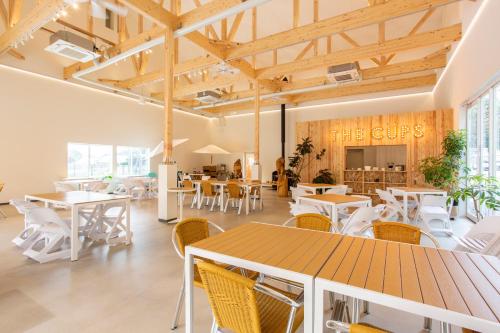 Restaurace v ubytování glampark FREE AND EASY CAMP RESORT　三重県