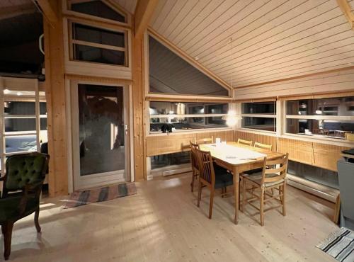 Η κουζίνα ή μικρή κουζίνα στο Sveheim - cabin with an amazing view