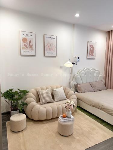 Ruang duduk di CalmCottage