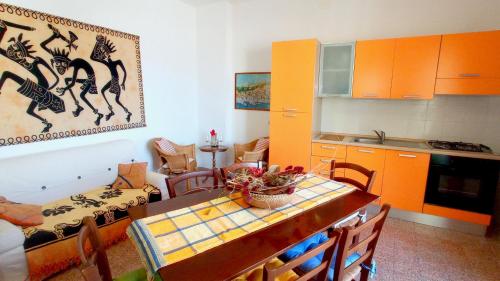 Η κουζίνα ή μικρή κουζίνα στο I Fenicotteri - Appartamenti Vicino al Mare