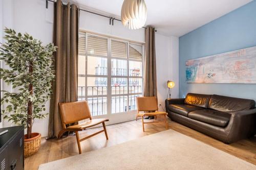 Posedenie v ubytovaní Historical Center Apartment Malaga parking and smart tv