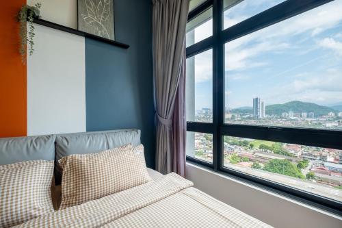 เตียงในห้องที่ Premium Classy 4Room@Astoria Ampang 12pax 6km KLCC