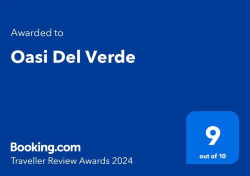 a screenshot of the odel vender webpage with the text upgraded to oak del at Oasi Del Verde in Soriano nel Cimino