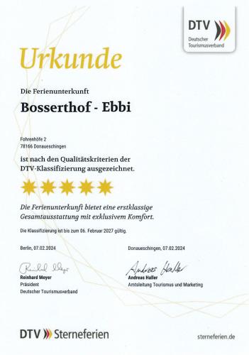 a letter from the dk entrepreneur office requesting a duplicate document at Ferienwohnungen Bosserthof in Donaueschingen