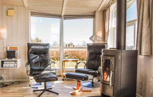 Posezení v ubytování Holiday Home Løjtnantvænget Rudkøbing Xi