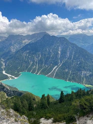 a view of crater lake from the top at Cityapartments Reutte in Reutte