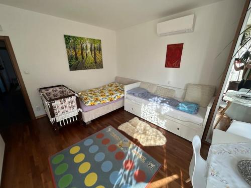 Χώρος καθιστικού στο Apartman pri X Bionic Sphere Samorin s vínnou pivnicou