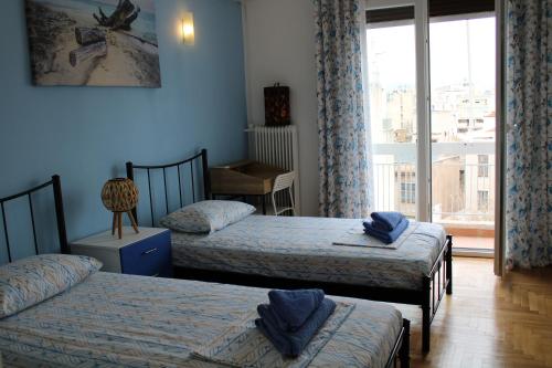 Postel nebo postele na pokoji v ubytování Mona Hause
