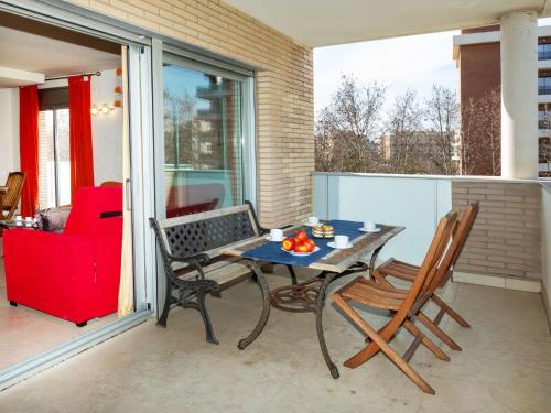 A balcony or terrace at Apartment Aquaria-3 by Interhome