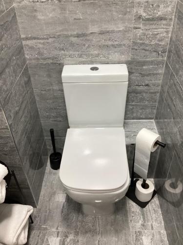 Koupelna v ubytování Aachen Hotel