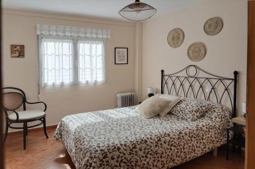 Posteľ alebo postele v izbe v ubytovaní Apartamento ideal en Lastres