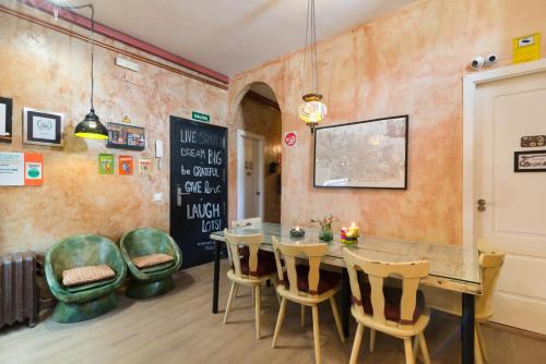 Χώρος καθιστικού στο Hostal Artistic B&B