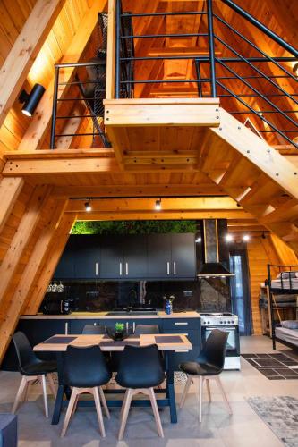 Posezení v ubytování KOVU chalet