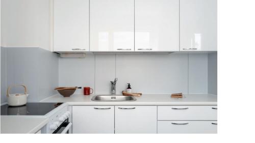 Køkken eller tekøkken på City Apartment