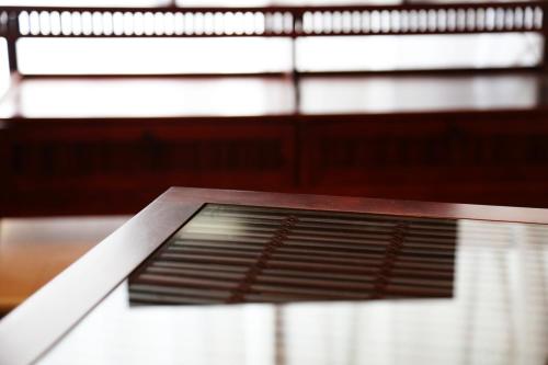 a metal grate on top of a metal table at 高原マンション 201 in Matsuyama
