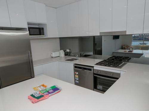 Köök või kööginurk majutusasutuses HENRY9 Self-Catering