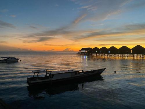 Landskap semula jadi dekat dengan lodge