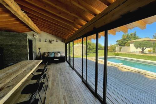 Πισίνα στο ή κοντά στο Beautiful contemporary villa swimming pool and large garden