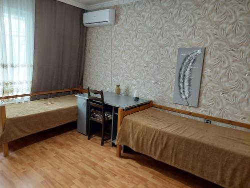 Postel nebo postele na pokoji v ubytování Стаи за нощувки в центъра на Бургас