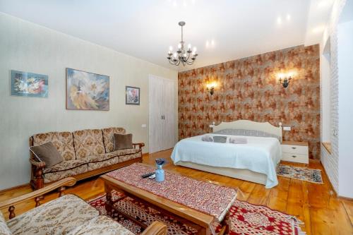 Postel nebo postele na pokoji v ubytování Old City Center- Adventurous Apt hosted by Giorgio