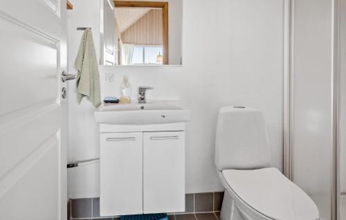 Ein Badezimmer in der Unterkunft Lovely Home In Idestrup With Kitchen