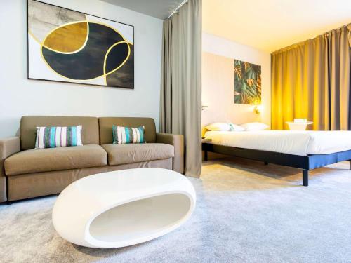 Χώρος καθιστικού στο ibis Styles Troyes Centre