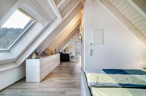 Ένα ή περισσότερα κρεβάτια σε δωμάτιο στο Appartment Naturblick