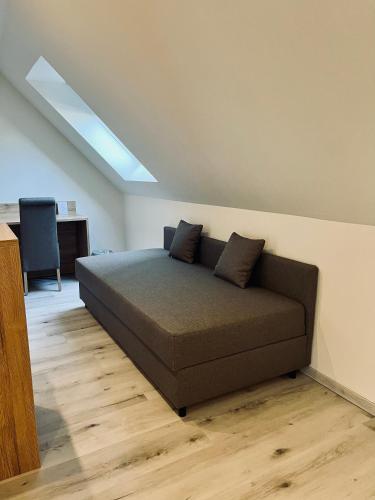 Postel nebo postele na pokoji v ubytování Hotel-Restaurant Zum Schwanen