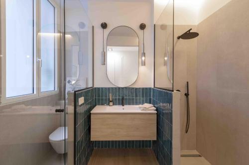 Ванная комната в Luxury Apt para 6 en Ventura de la Vega - Las Letras