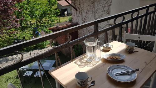 Balcó o terrassa a Gîte Valentine