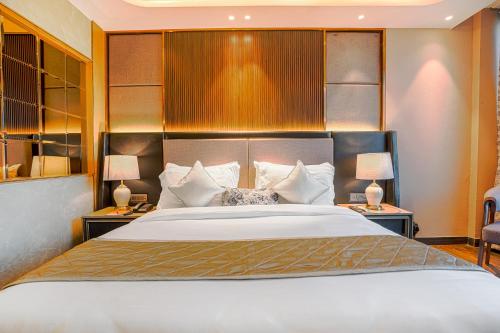 Cama o camas de una habitación en Hotel Levelup Signature