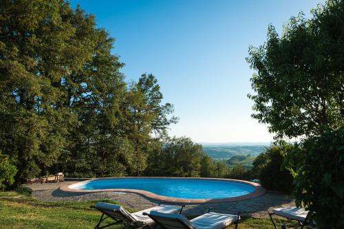 Bazén v ubytování B&B Il Poggio di Gavi nebo v jeho okolí