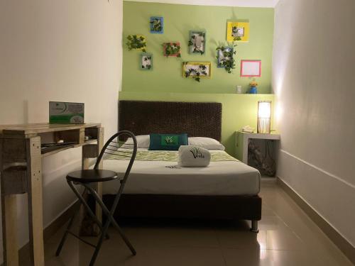 Letto o letti in una camera di Hotel Vesta Boutique