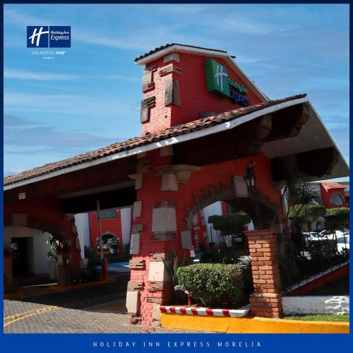 a lego building of a red building at Holiday Inn Express Morelia by IHG in Morelia
