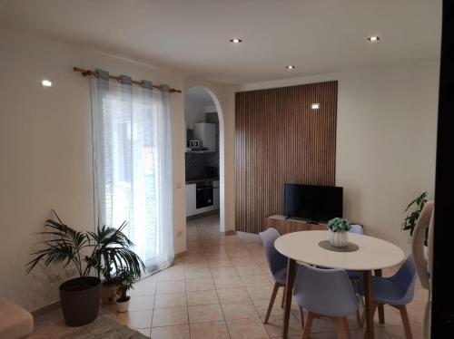 Μια τηλεόραση ή/και κέντρο ψυχαγωγίας στο Casa vacanza da Chicco e Dani