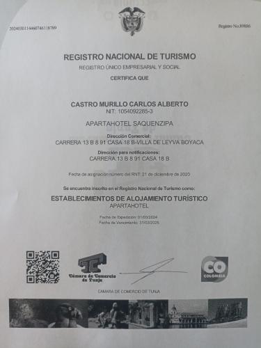 a rejection letter for aereoereoereoereoereo at Apartahotel saquenzipá in Villa de Leyva