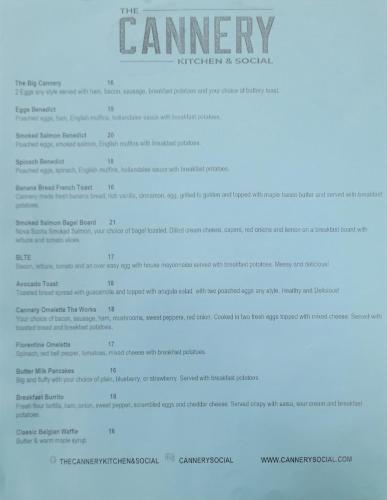 a page of a document with the campery on it at Hilton Garden Inn Halifax Airport in Enfield