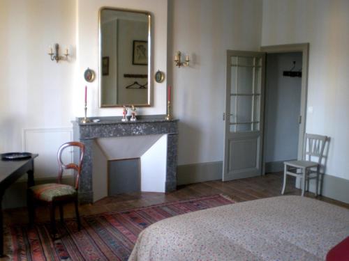 Et badeværelse på La Demeure Saint Clar