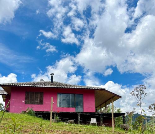 Bygningen som feriehuset ligger i