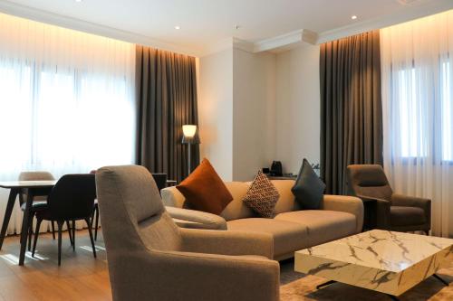 Гостиная зона в Radisson Blu Hotel, Tashkent