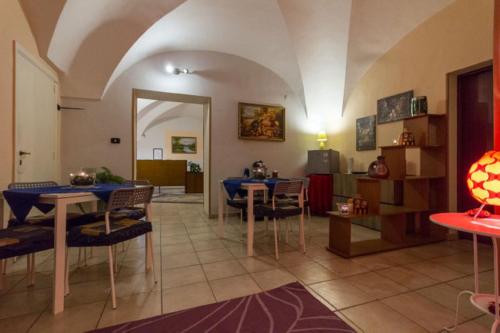 Area soggiorno di Albatro Rooms