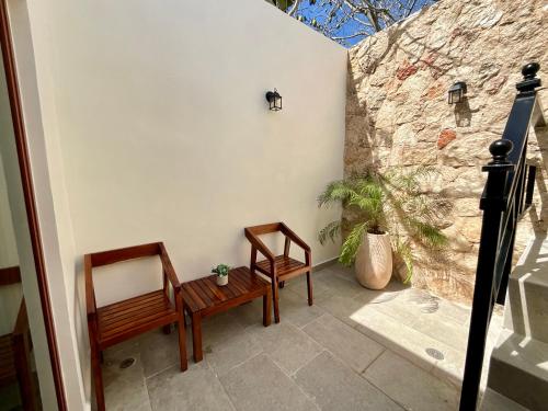 Un balcón o terraza en El Zaguán Colonial by GuruHotel