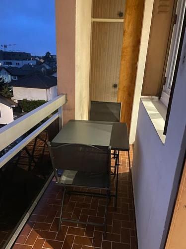 En balkong eller terrasse på Charmant appartement une chambre