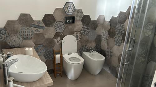 Phòng tắm tại Cala Fornace