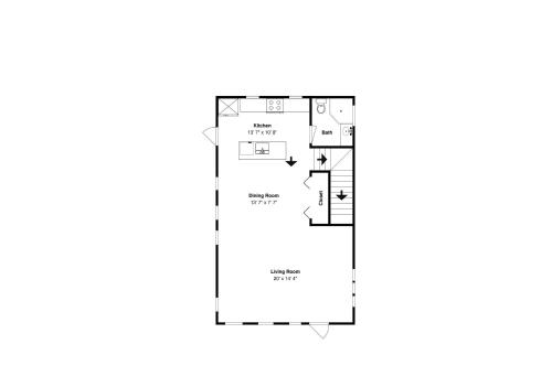 a floor plan of a house at The Holland House II in Rosemary Beach